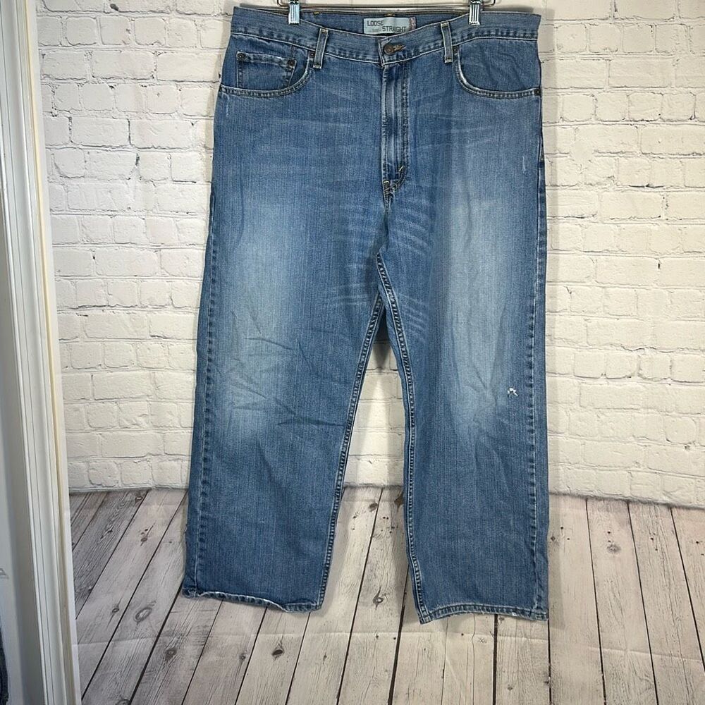 Levi’s 569 Loose Straight Light Wash Mens Jeans‎ size W38 L30